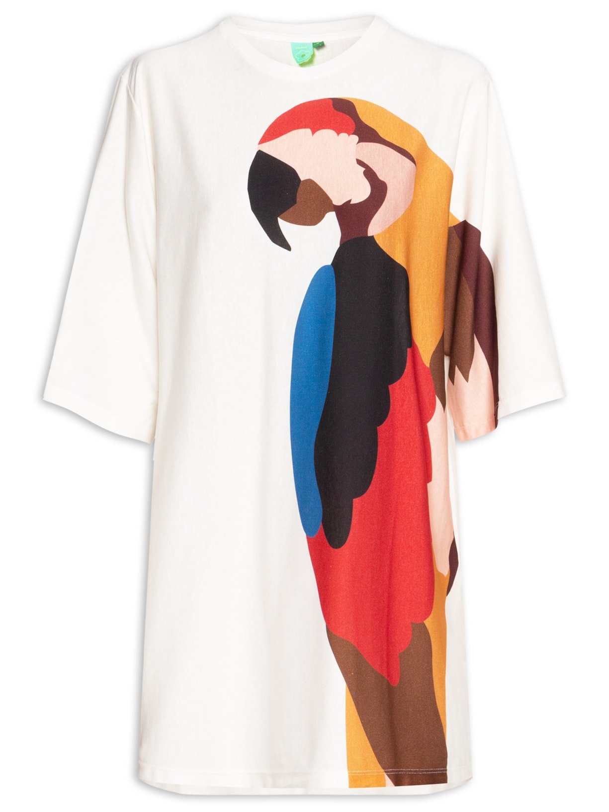 Vestido Camiseta Big Araraquara - Branco