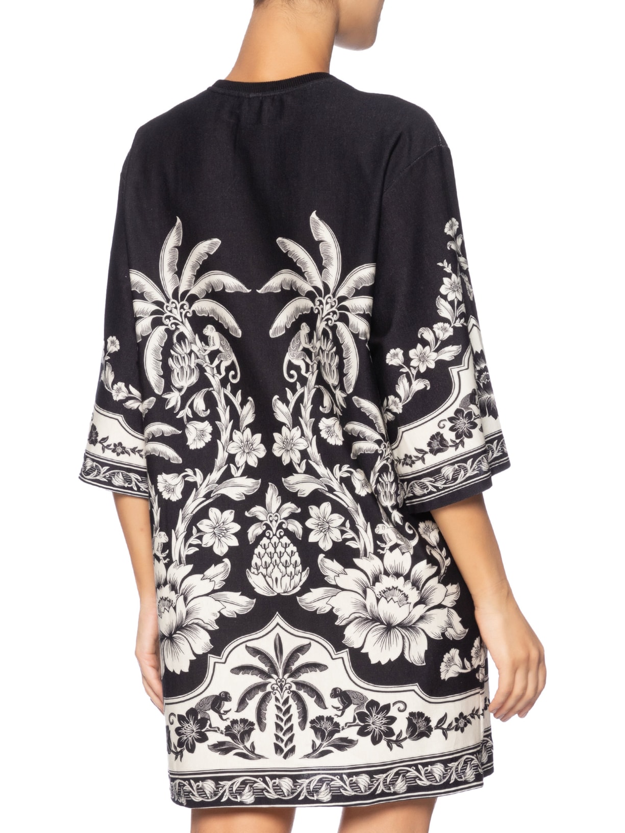 Vestido Camiseta Big Guanacaste Preto Farm