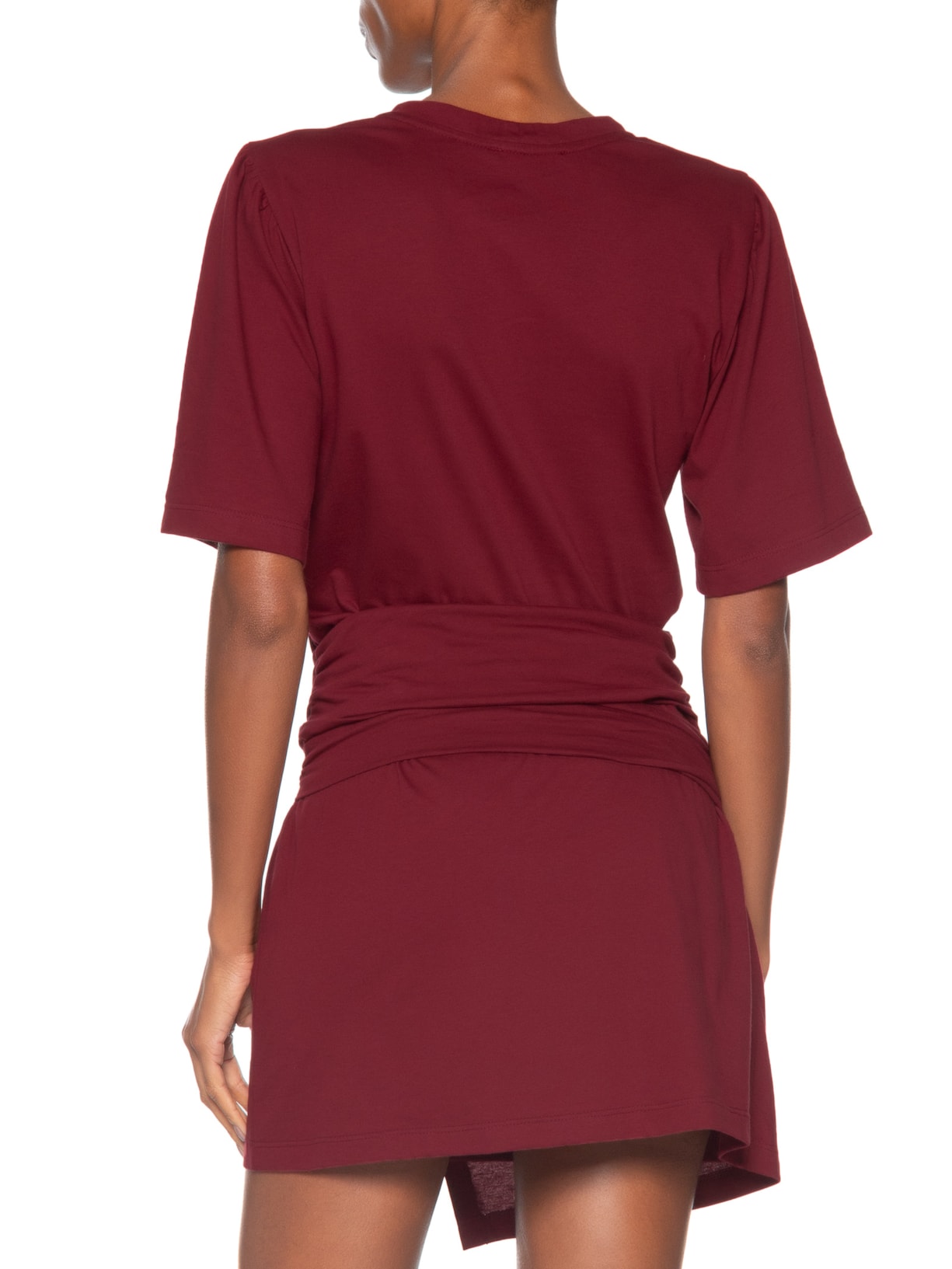 Vestido Camiseta Curto Frente Torcida Vermelho Animale