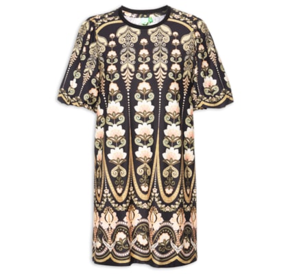 Vestido Camiseta Fofa Nikita - Preto