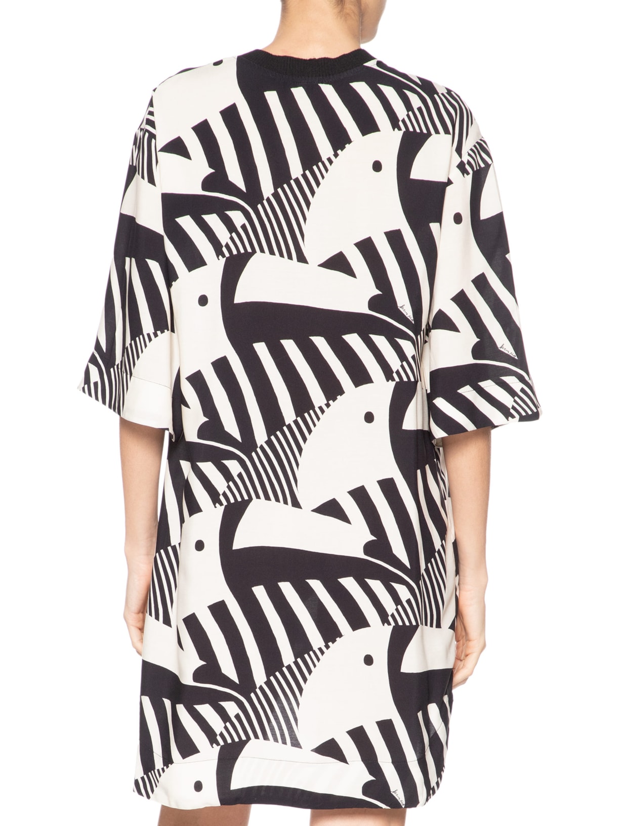 Vestido Camiseta Tuca Legal Preto Farm