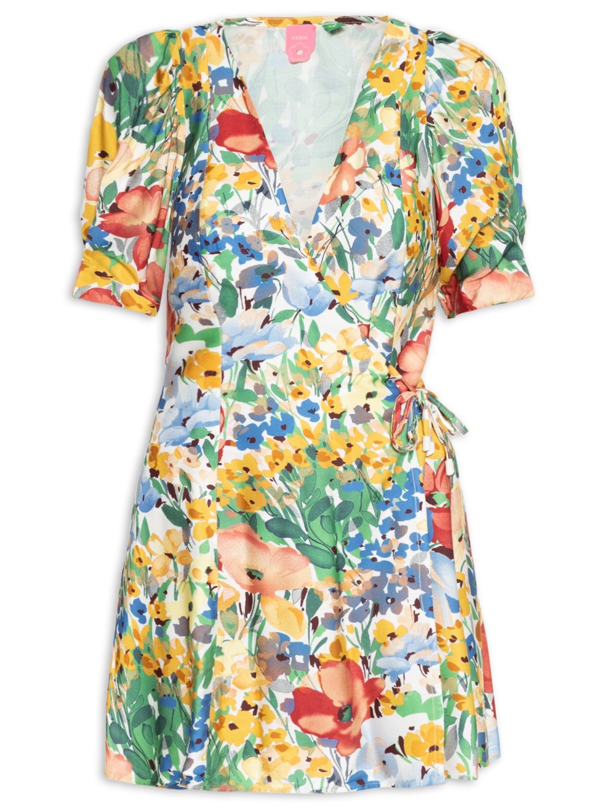 Vestido Camponesa - Amarelo