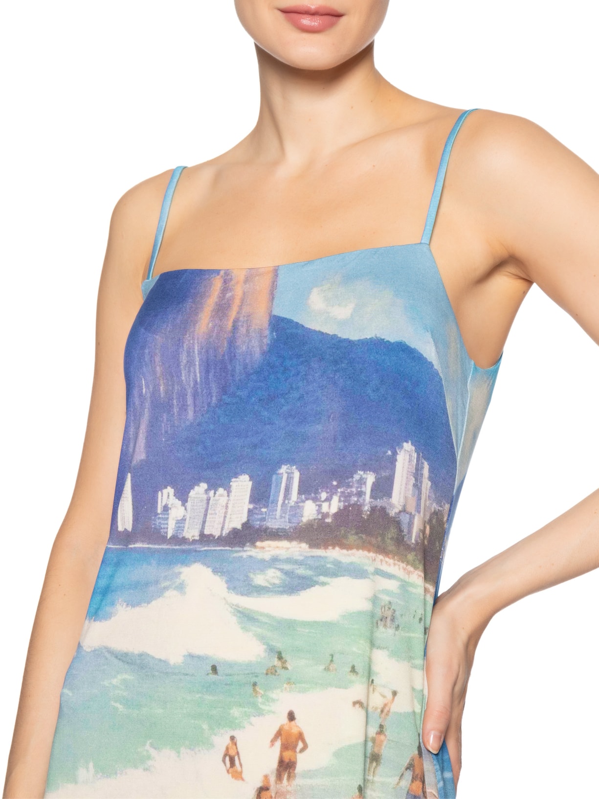 Vestido Cardela Azul Cult Gaia