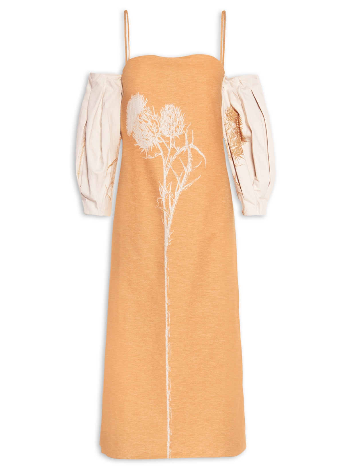 Vestido Cardo - Bege