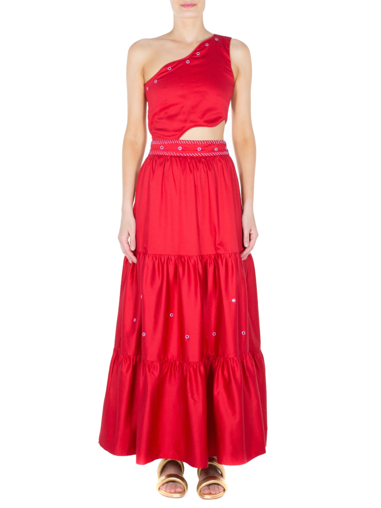 Vestido Caroline Vermelho Fernanda Di Biase