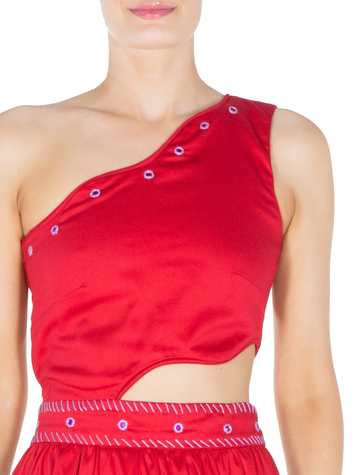 Vestido Caroline Vermelho Fernanda Di Biase