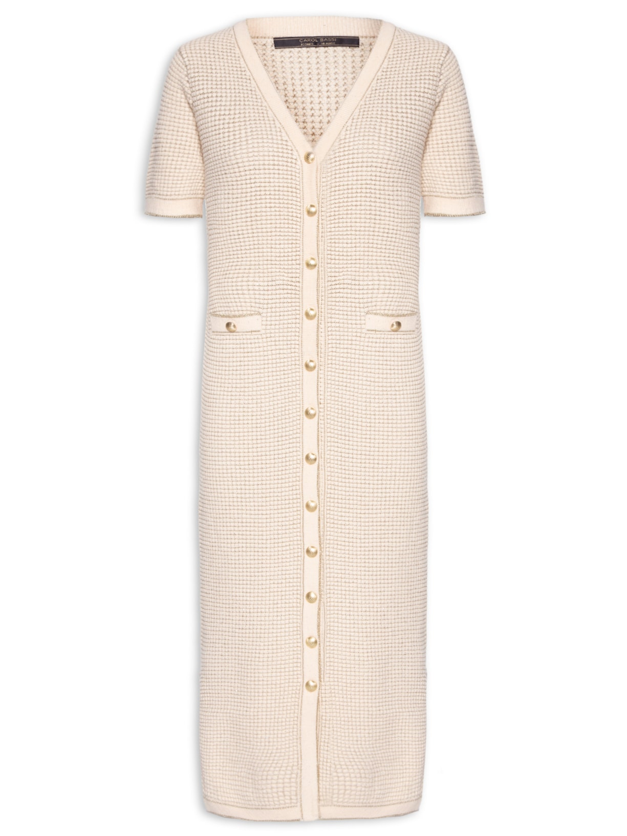 Vestido Casaquete Cristiane - Bege