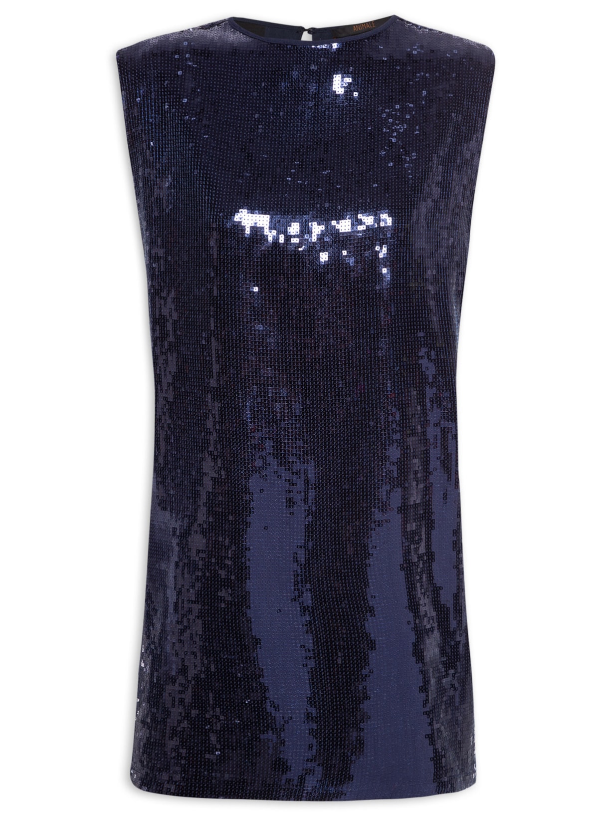 Vestido Cavao Paetê Fancy - Azul