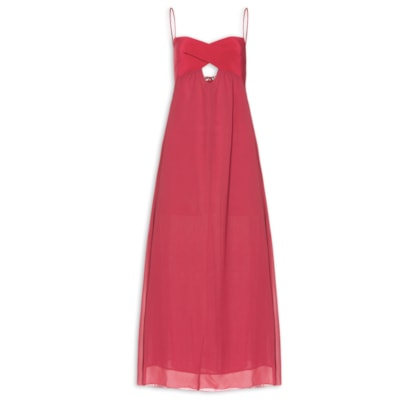 Vestido Cdc Com Ggt Rio - Vermelho