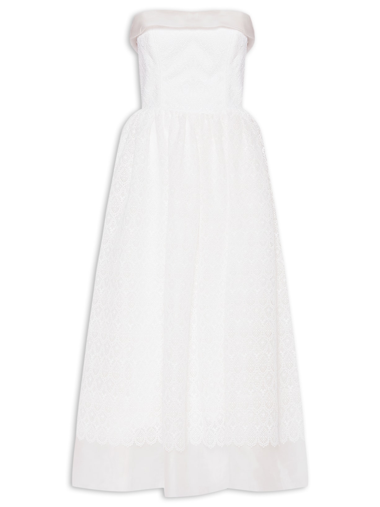 Vestido Celina Organza - Branco