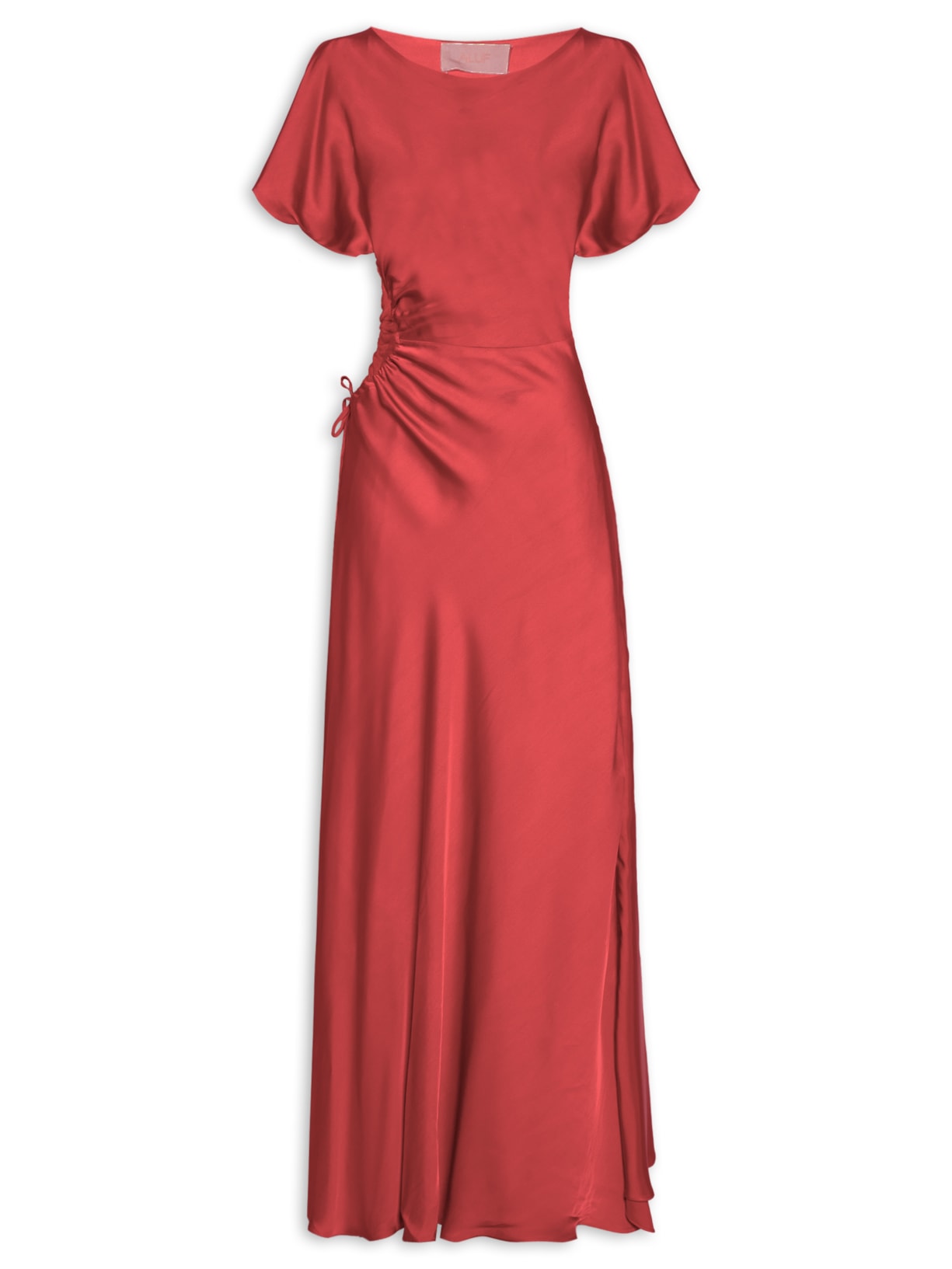 Vestido Cetim - Vermelho