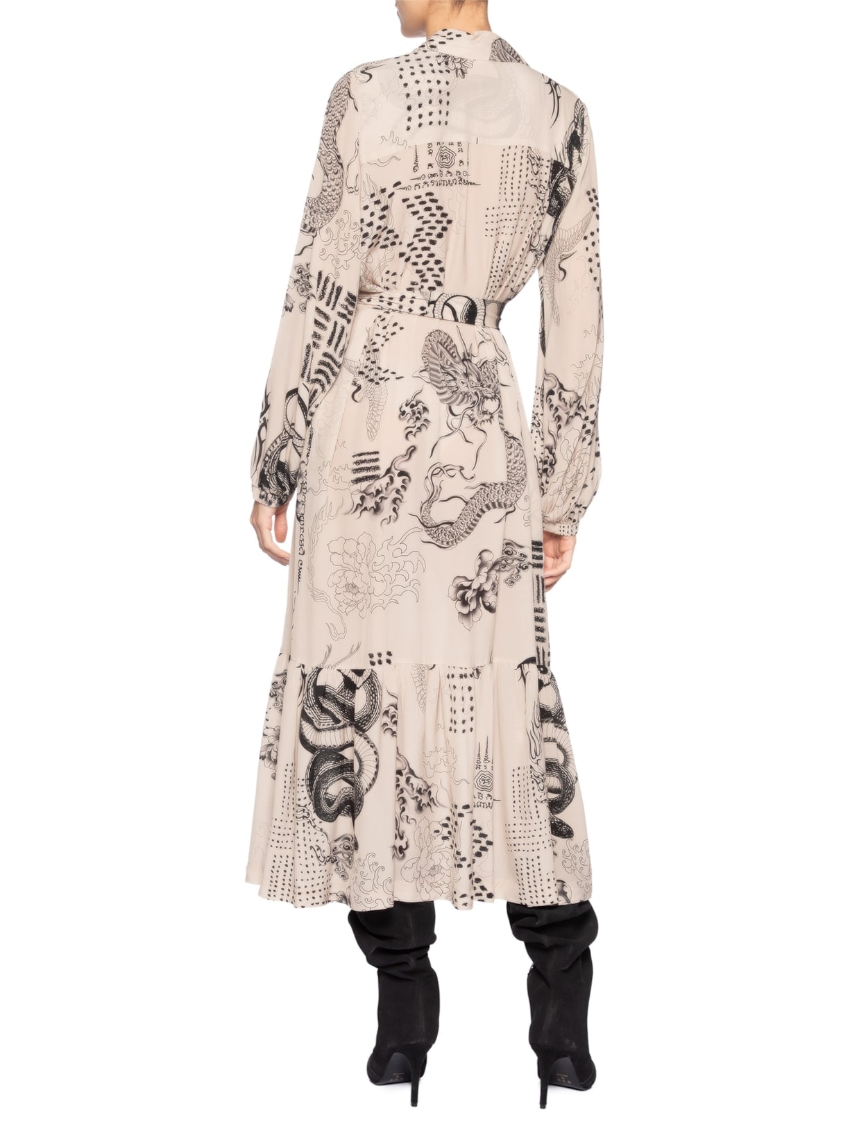 Vestido Chemise Dragão Pele – Bege – Animale Animale