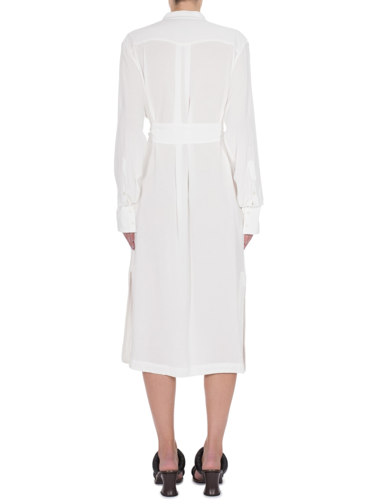 Vestido Chemise Garça Off White Normando