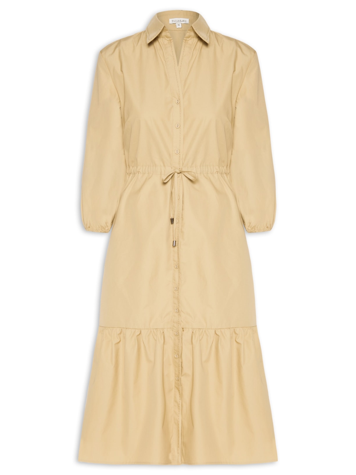 Vestido Chemise Ivana Marrom Le Lis