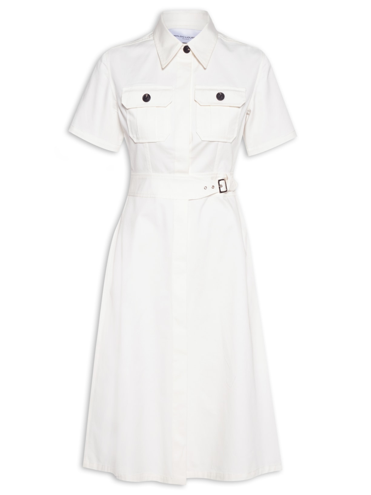 Vestido Chemise Midi - Off White