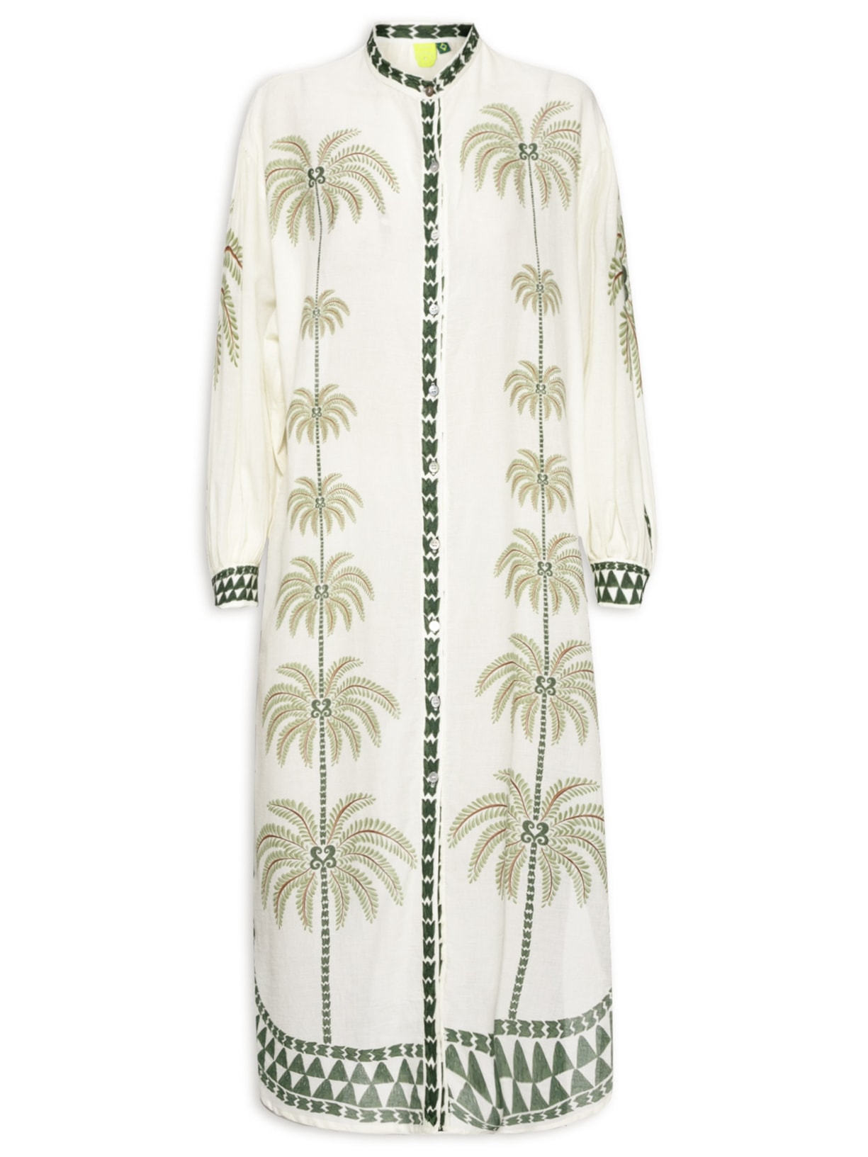 Vestido Chemise Milani Coqueiros - Verde