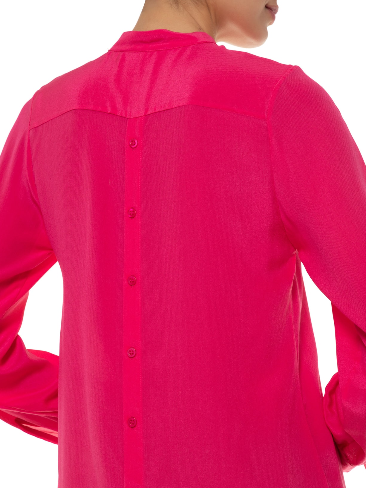 Vestido Chemise Seda Pura Rosa '2Essential