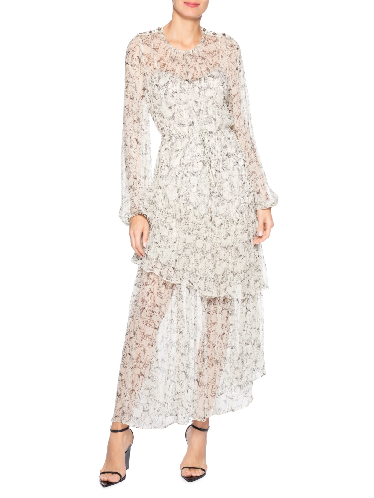 Vestido Chevalier I26 Branco Mixed