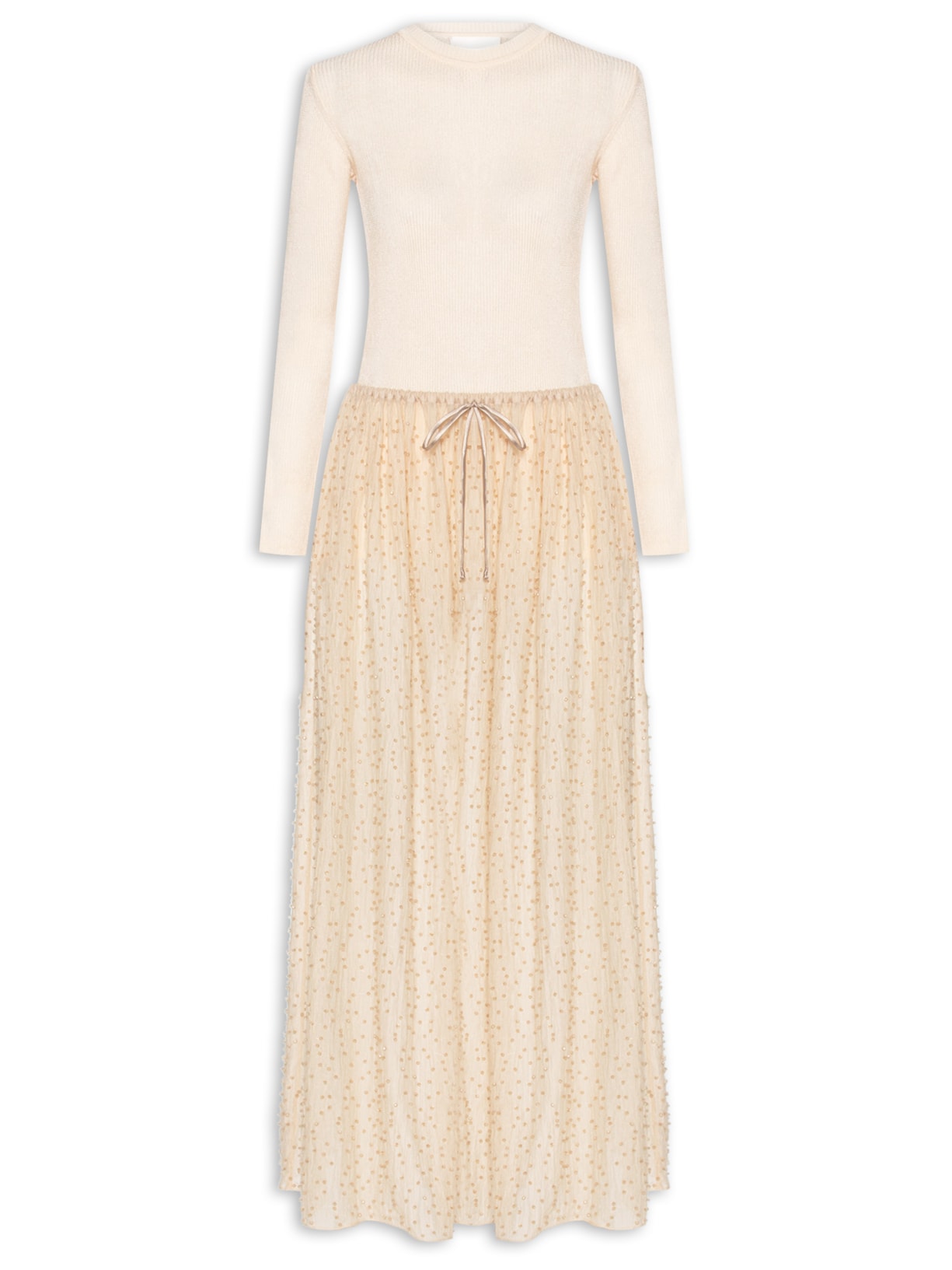 Vestido Chifon Venus - Bege