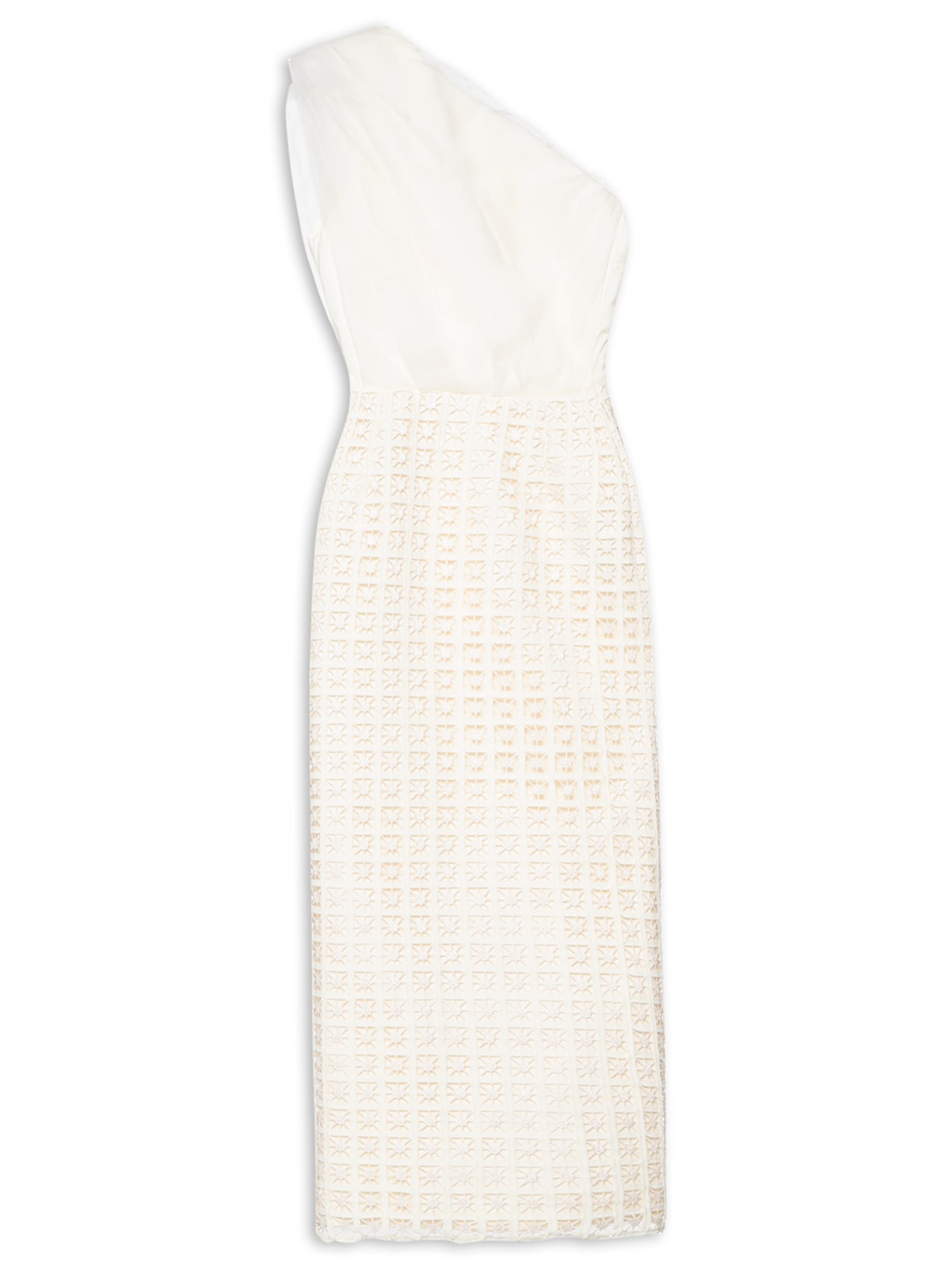 Vestido Chloe Um Ombro Só - Branco