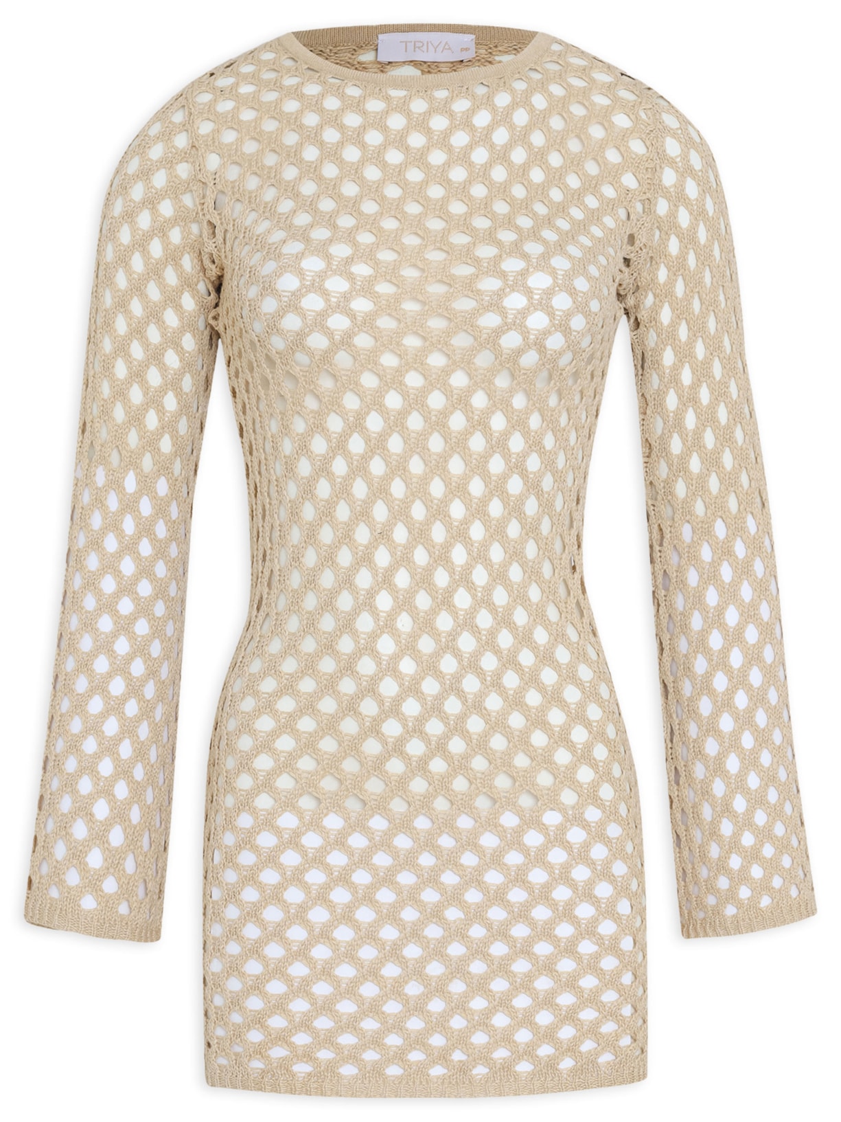 Vestido Cida Bege Triya