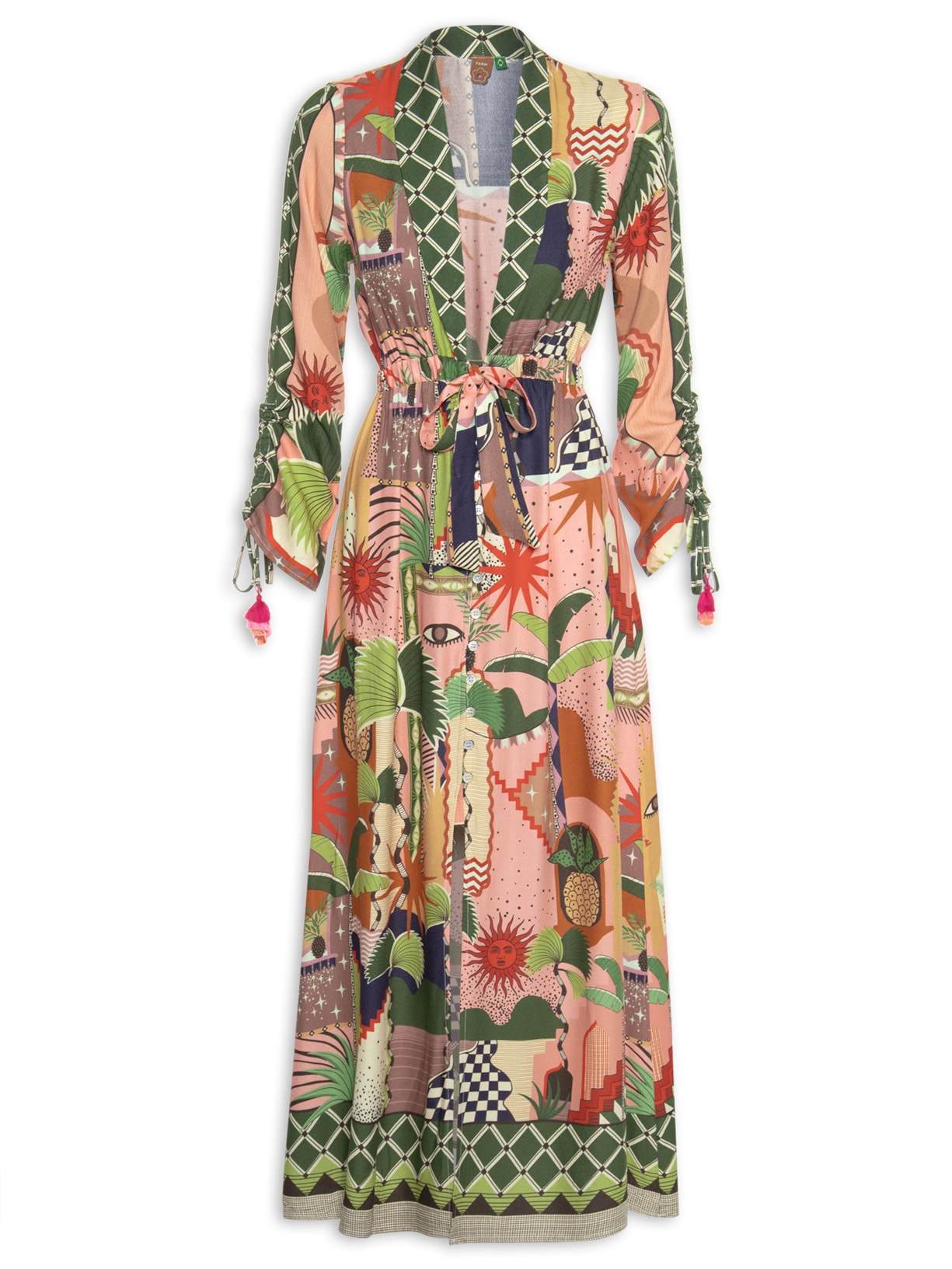 Vestido Cidade Mistica - Rosa