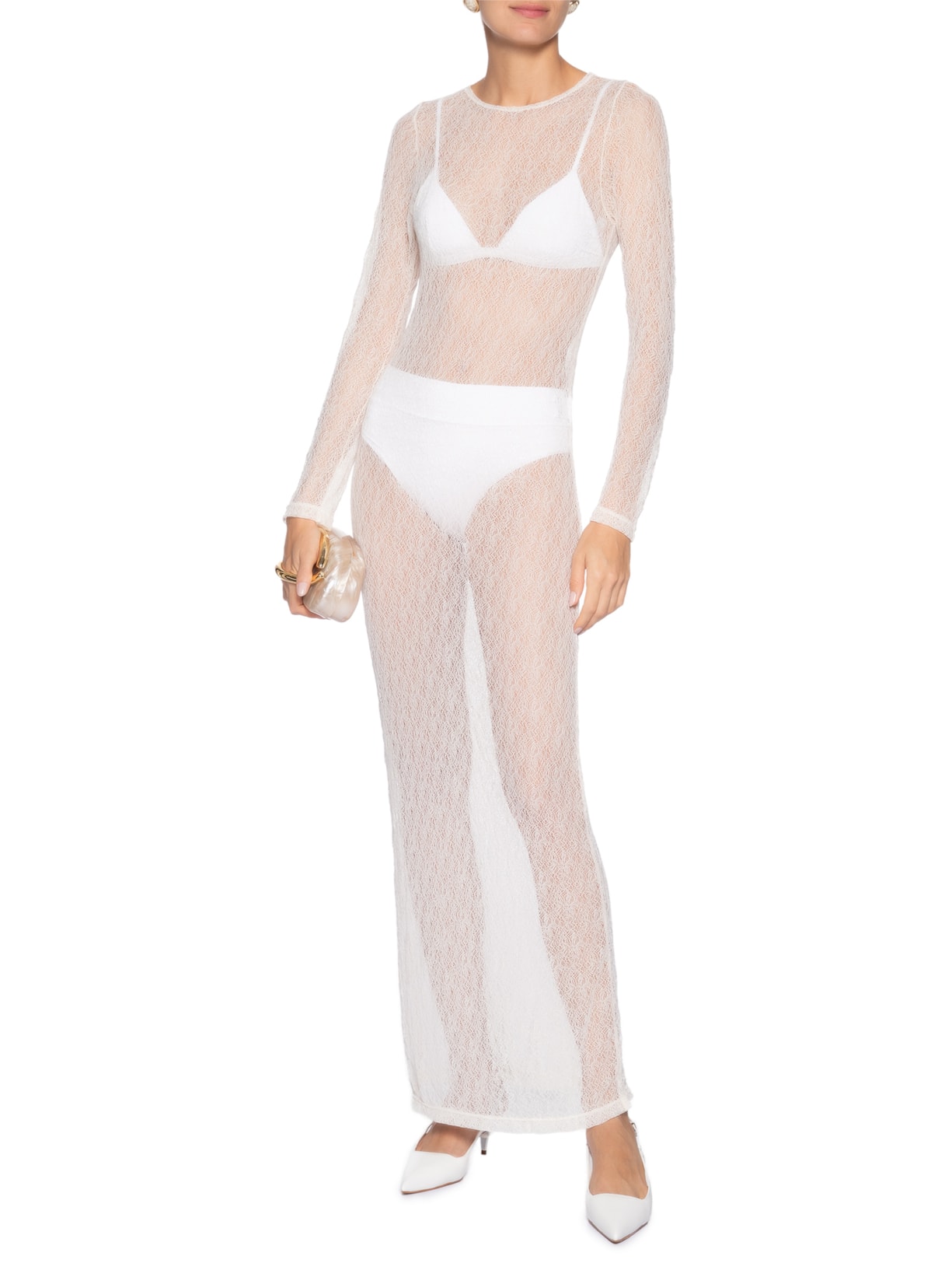 Vestido Clara Off White Lo De Lui