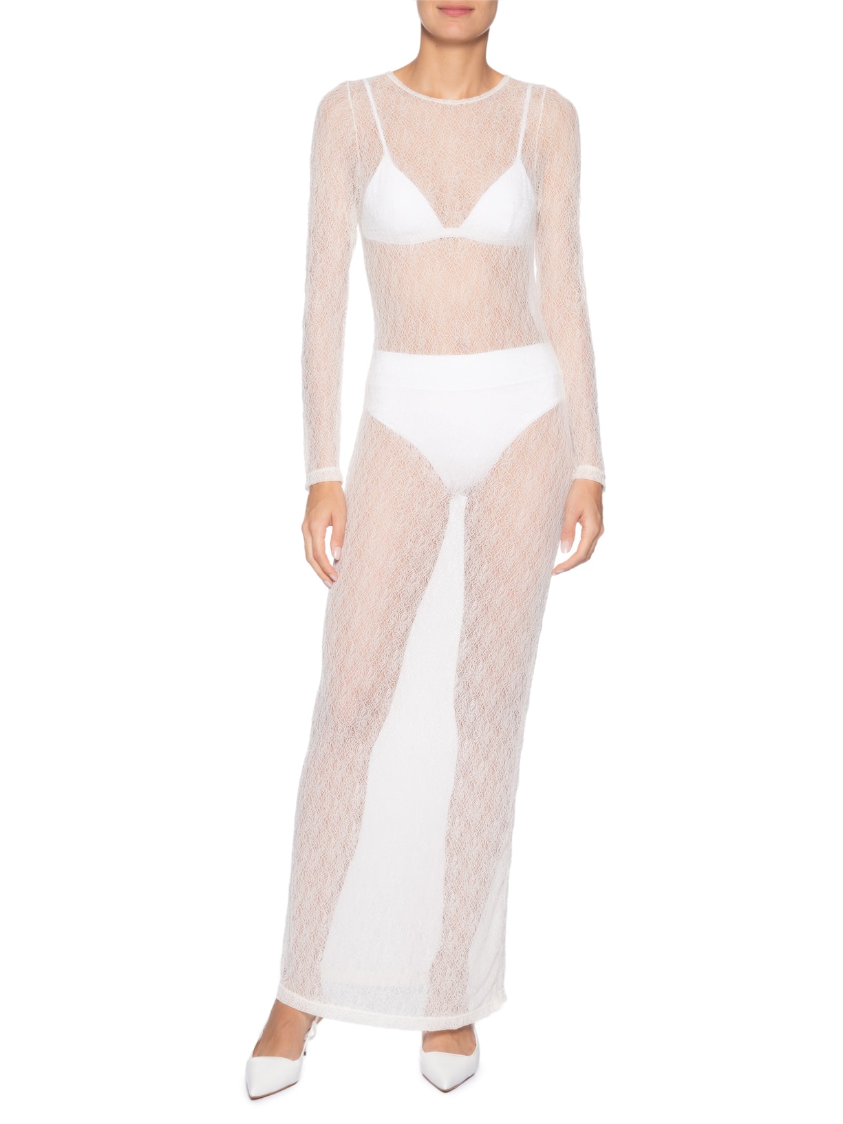 Vestido Clara Off White Lo De Lui