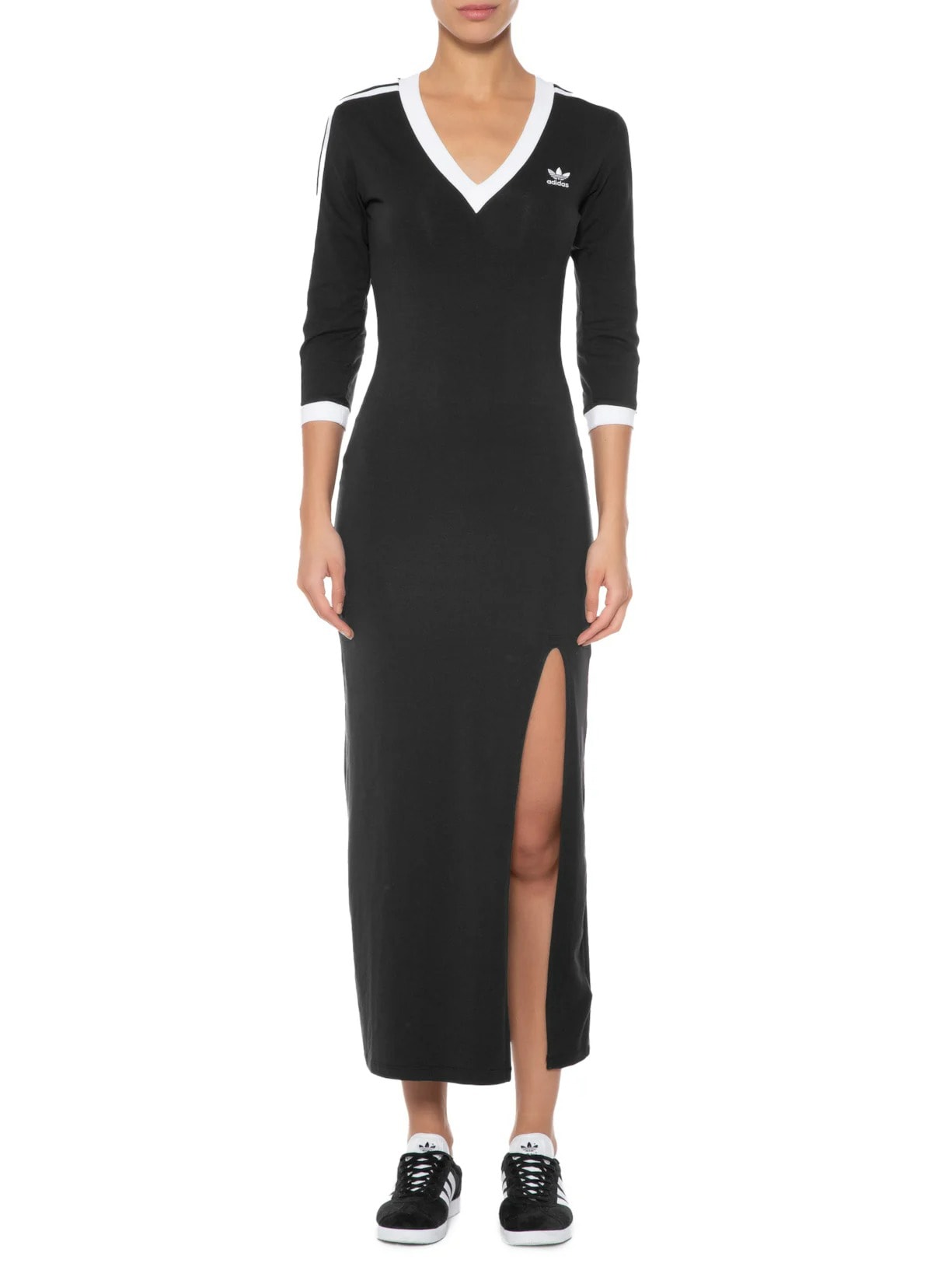 Vestido Classics 3s Maxi Dress Preto Adidas Originals