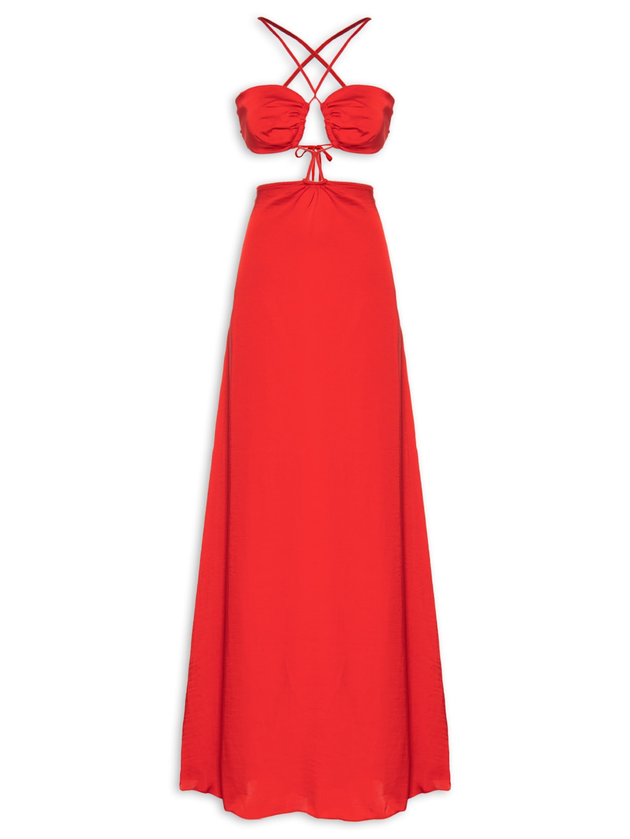 Vestido Claudia Vermelho Oasis