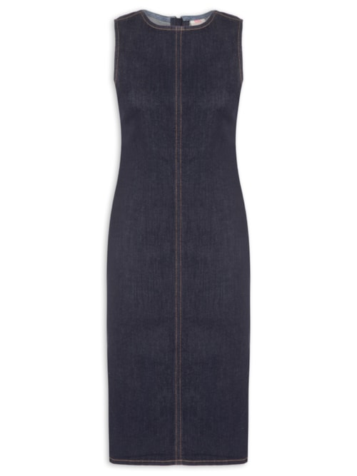 Vestido Column - Preto