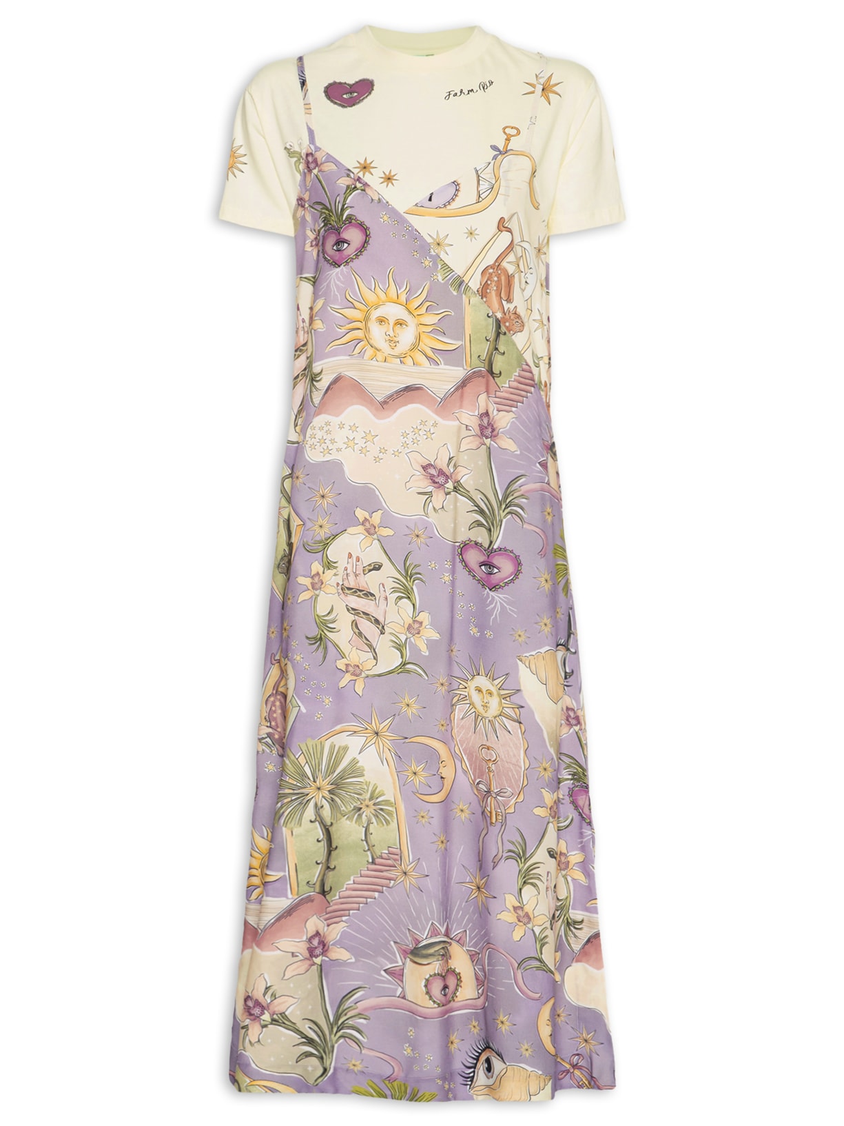Vestido Combinho Místico – Roxo Farm