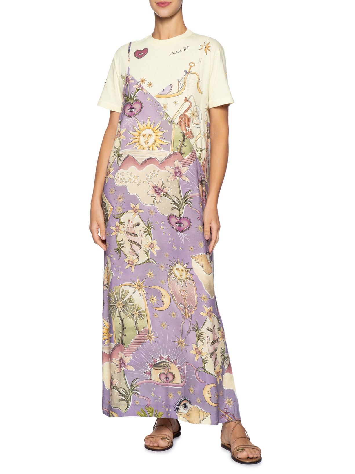 Vestido Combinho Místico – Roxo Farm