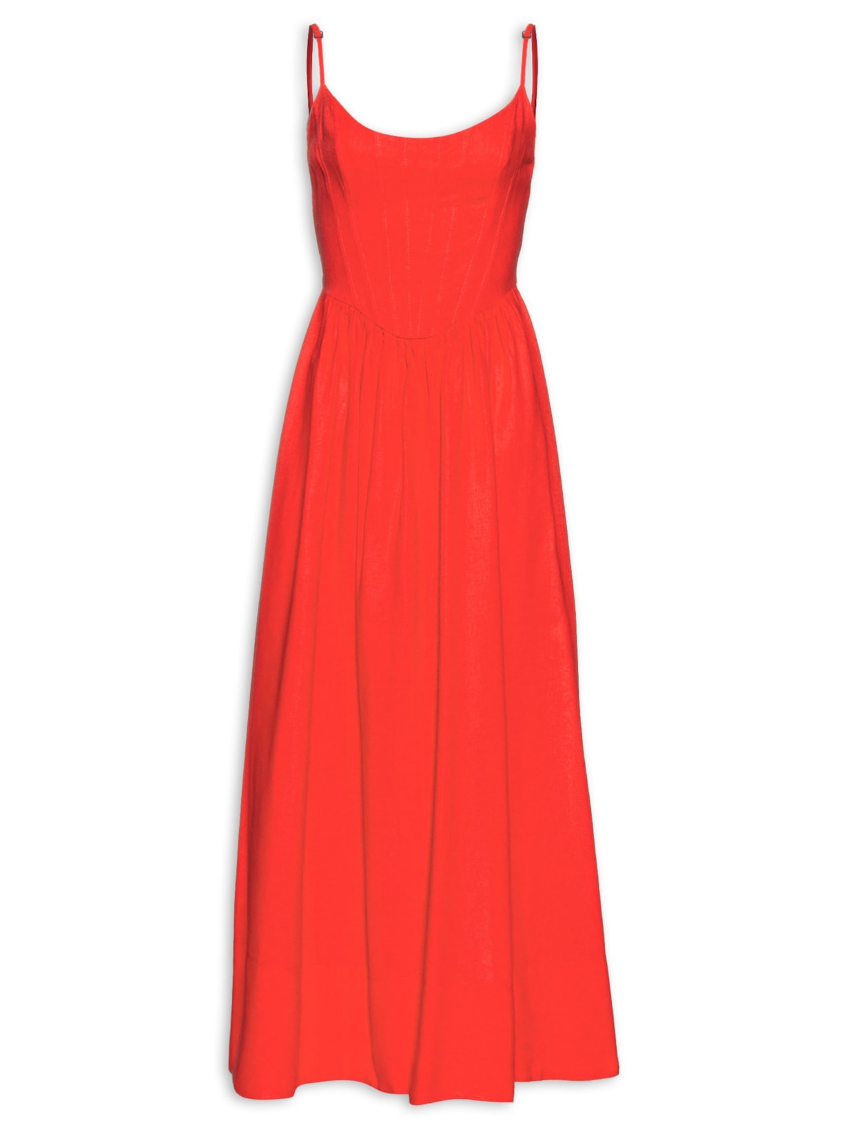 Vestido Corselet Alcinhas - Vermelho