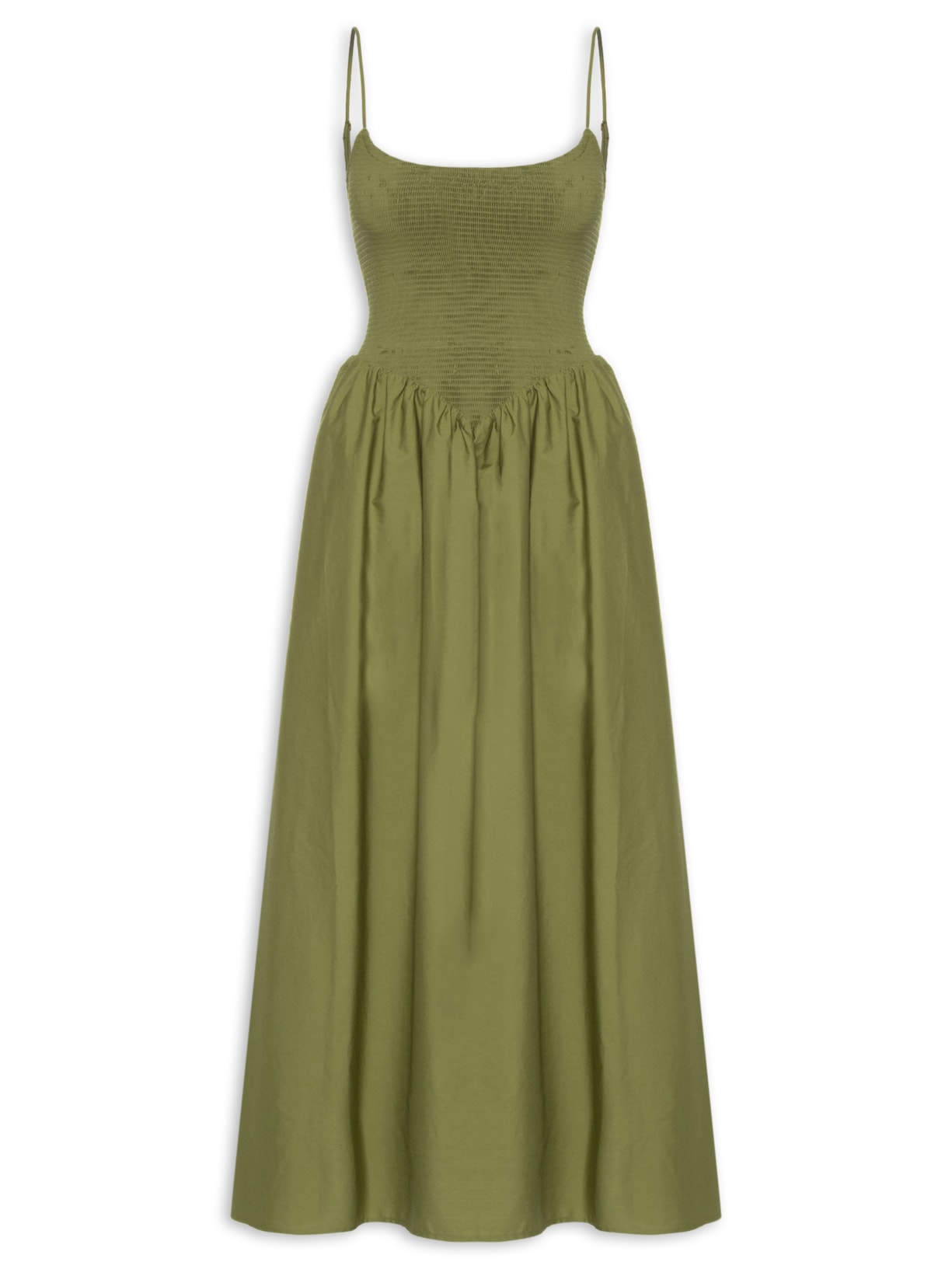 Vestido Corselet Lastex - Verde