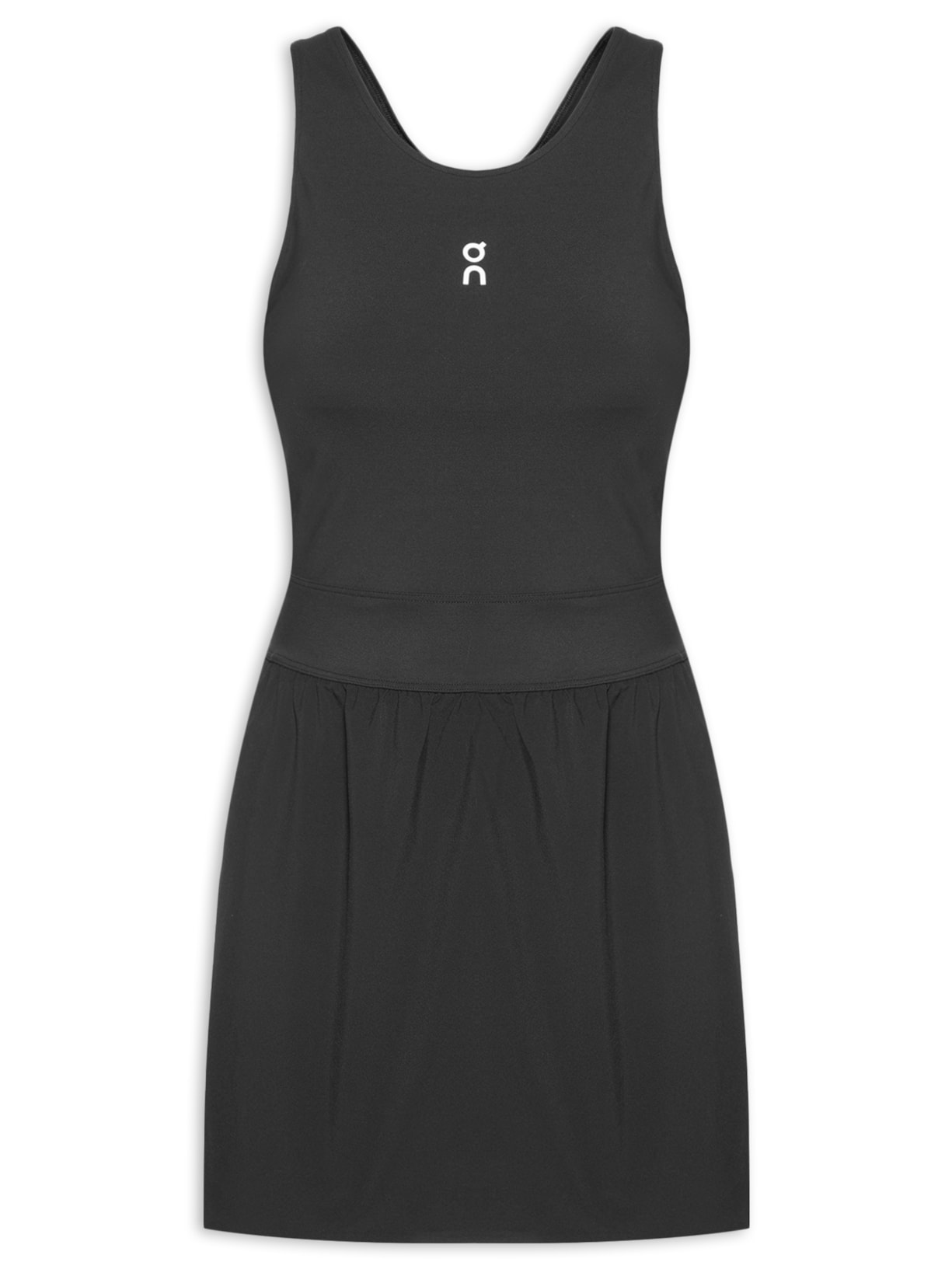 Vestido Court Split 1 Preto On Running
