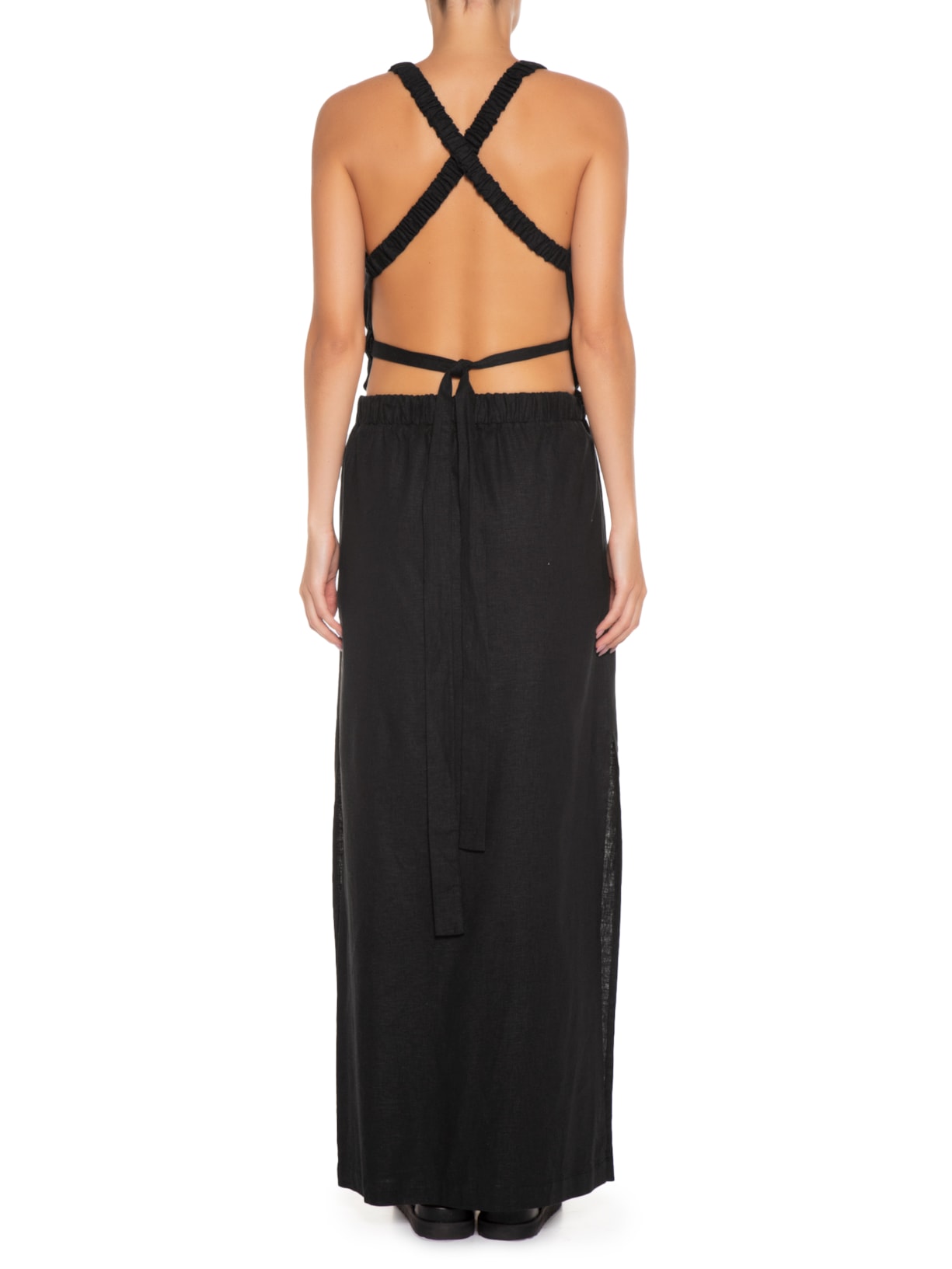 Vestido Cover Up Ana Preto Mixed