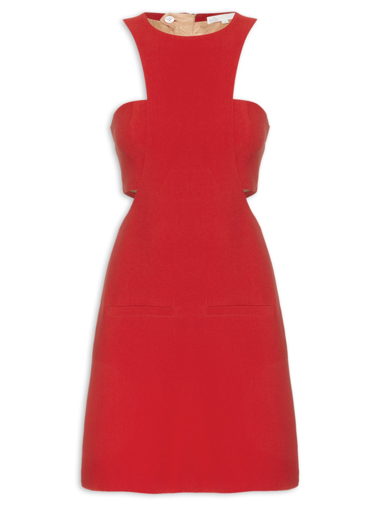Vestido Crepe Energy Sol - Vermelho