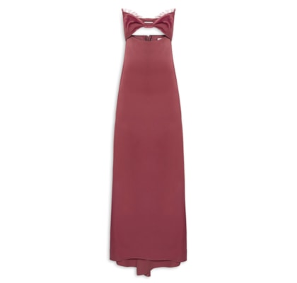 Vestido Crepe Jicas - Vermelho