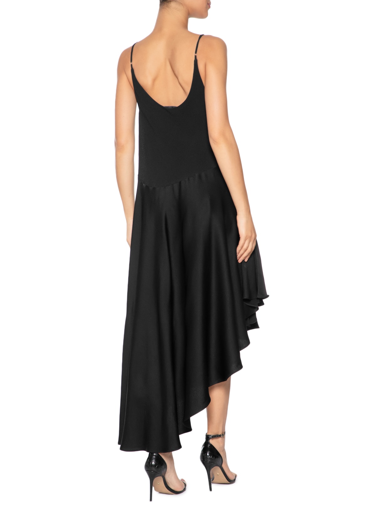 Vestido Crepe Jonor Preto Andrea Bogosian