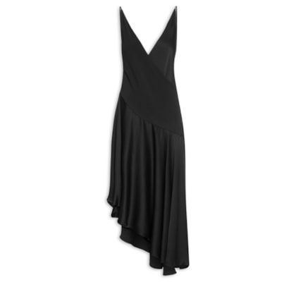 Vestido Crepe Jonor - Preto