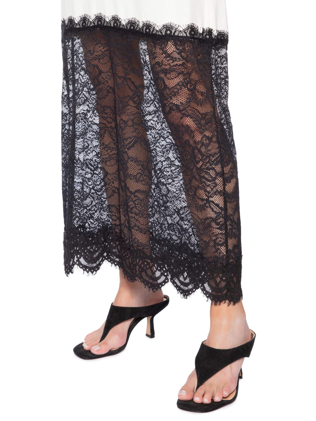 Vestido Crepe Stacatto Zizi – Branco Nk