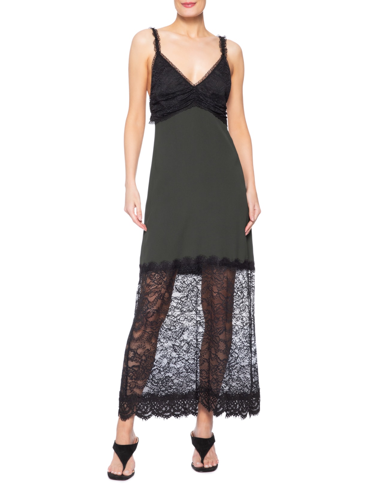 Vestido Crepe Stacatto Zizi – Verde Nk