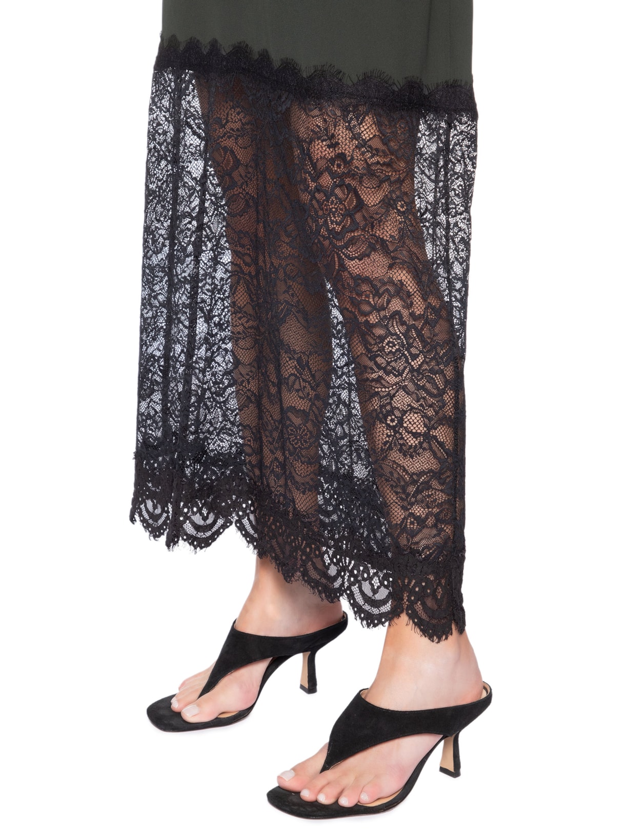 Vestido Crepe Stacatto Zizi – Verde Nk