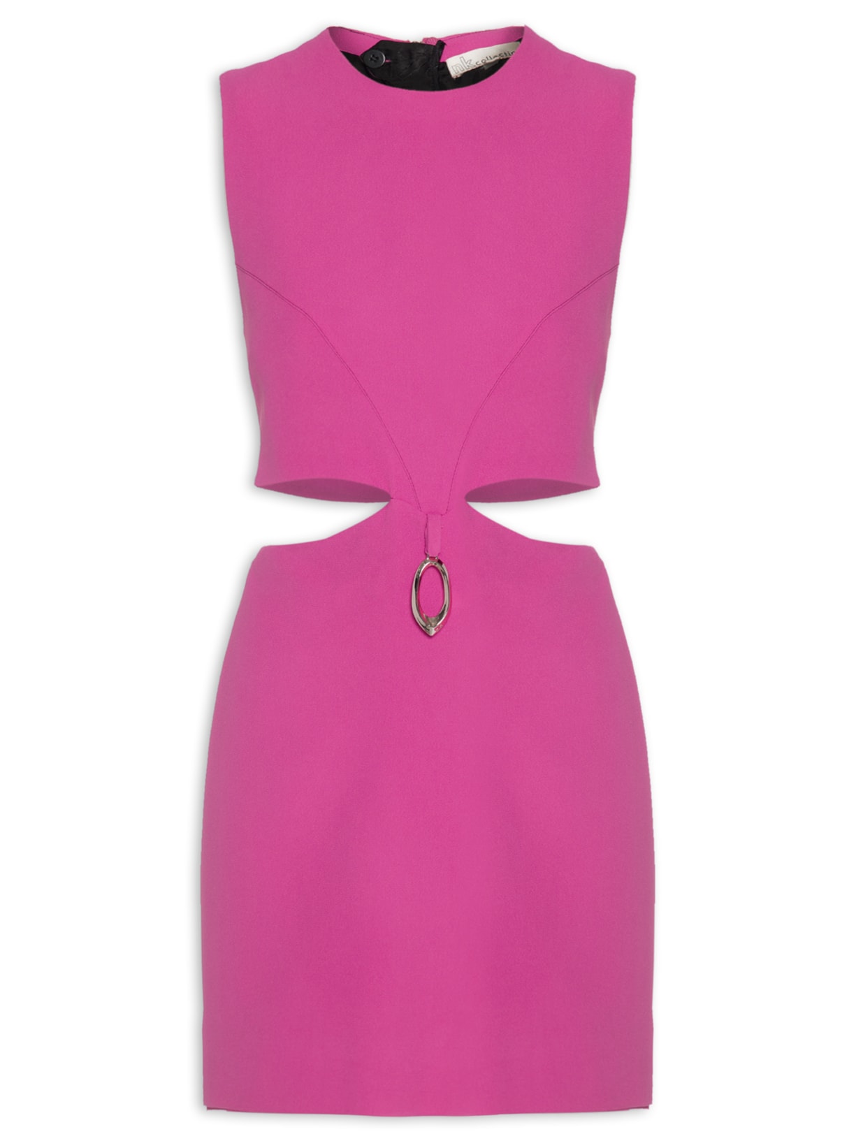 Vestido Crepe Voar Circe Rosa Nk
