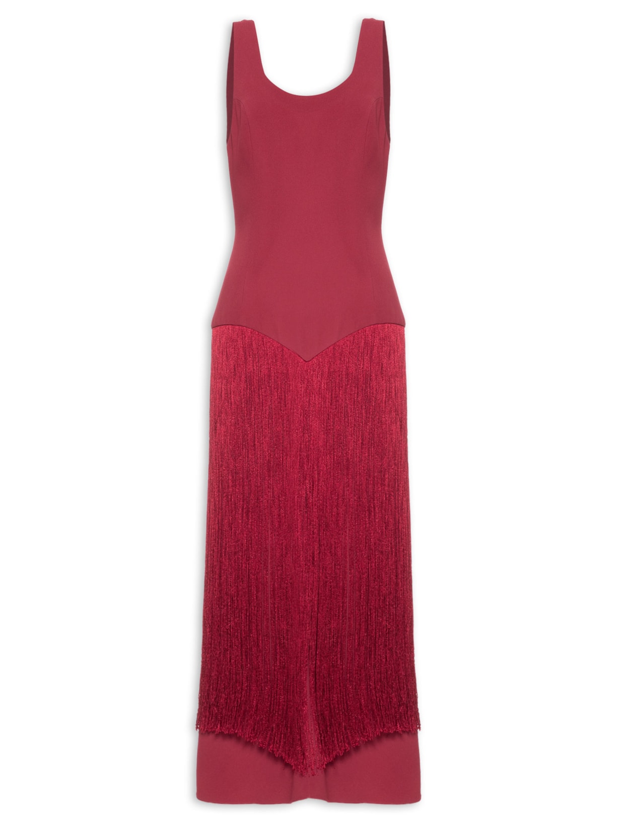 Vestido Crepe Zelda Zoe - Vermelho