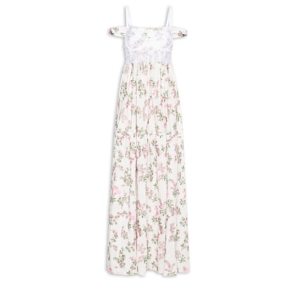 Vestido Crispy Flower - Rosa