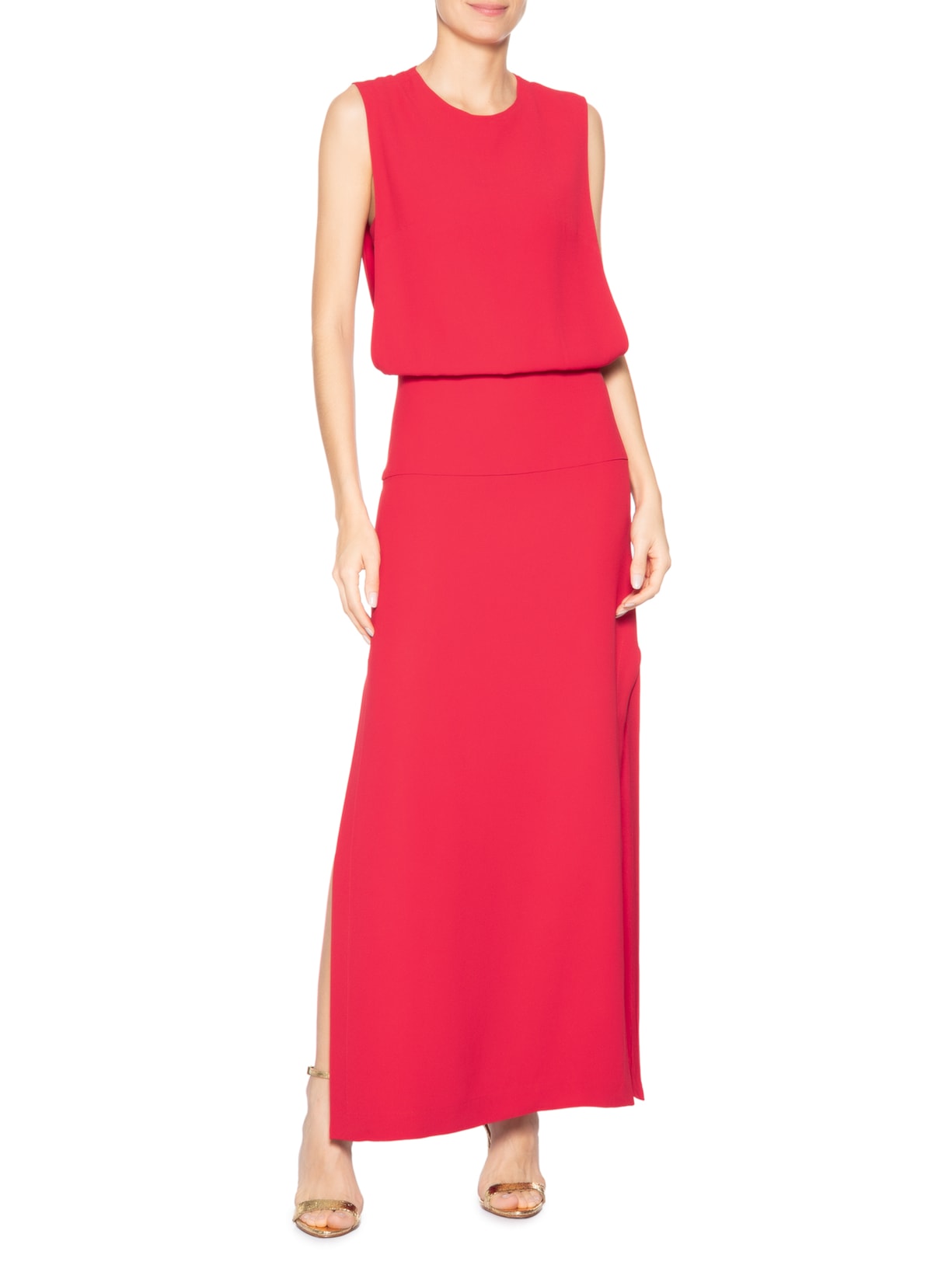 Vestido Cristina Vermelho Carol Bassi