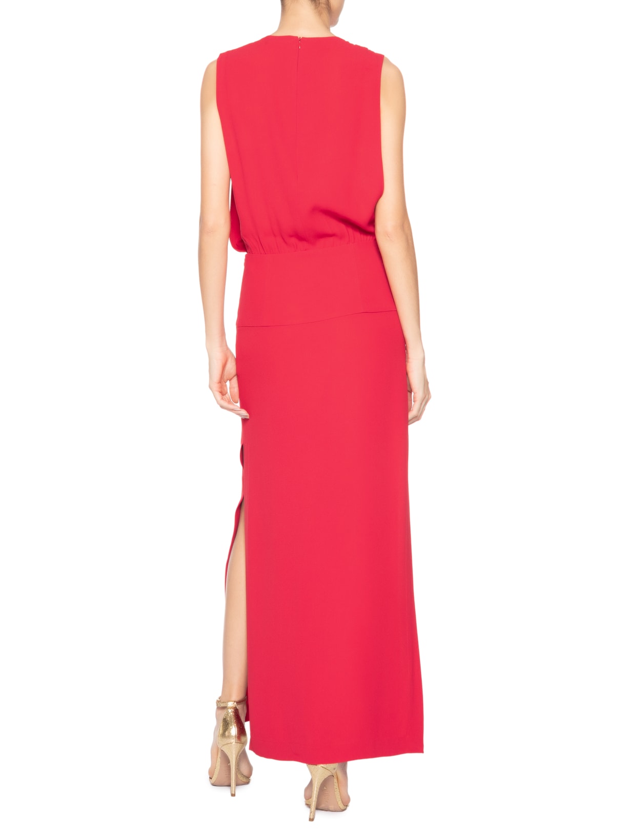 Vestido Cristina Vermelho Carol Bassi