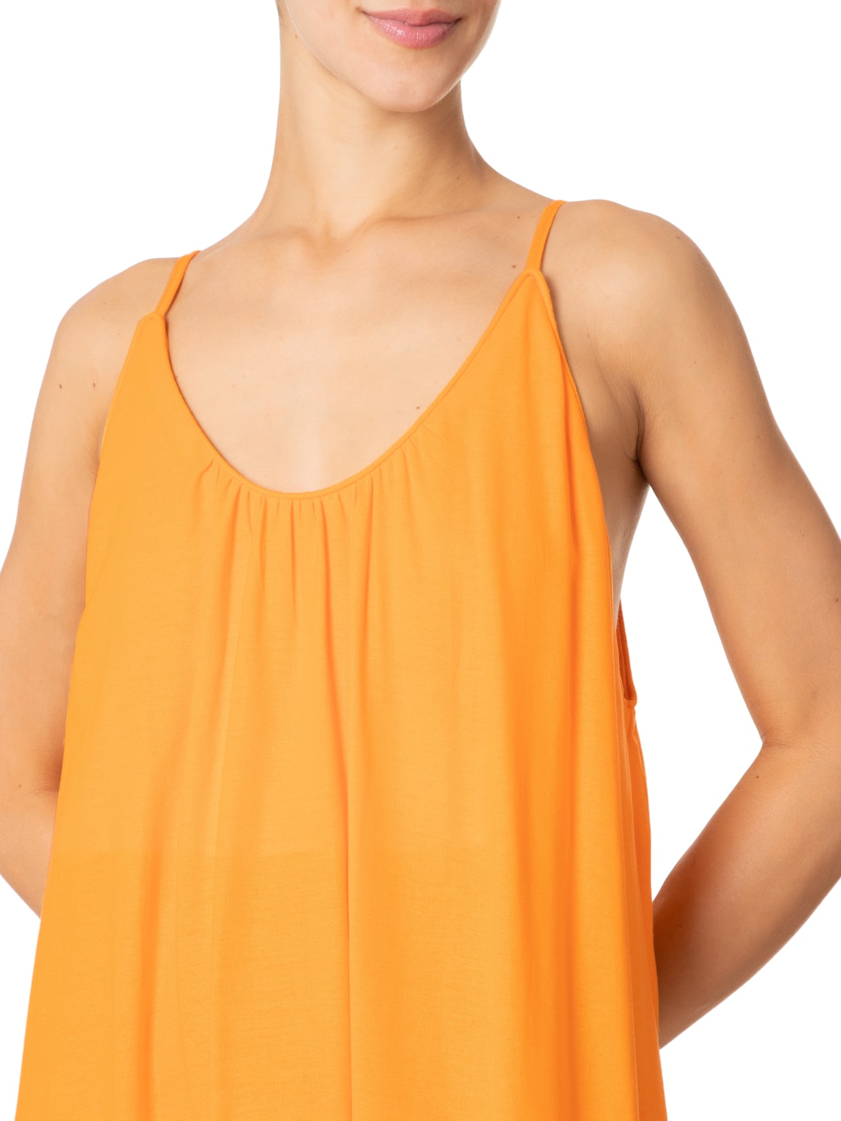 Vestido Cropped Alcinhas Laranja Farm